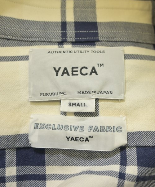 YAECA（ヤエカ）カジュアルシャツ 白 サイズ:S メンズ/2200670579037