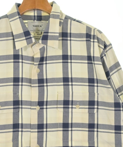 YAECA（ヤエカ）カジュアルシャツ 白 サイズ:S メンズ/2200670579037