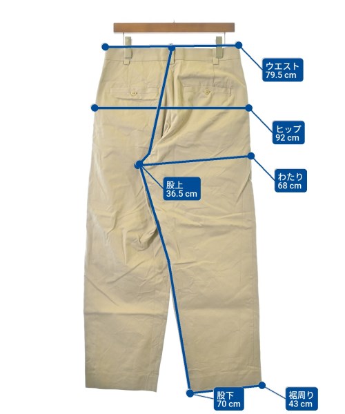 YAECA（ヤエカ）チノパン ベージュ サイズ:30(M位) メンズ/2200671584030