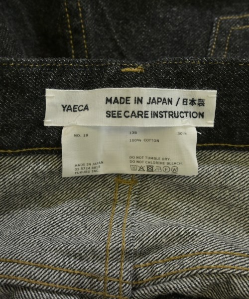 YAECA（ヤエカ）デニムパンツ 黒 サイズ:30(M位) メンズ/2200724937110