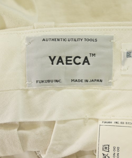 YAECA（ヤエカ）チノパン 白 サイズ:32(L位) メンズ/2200682186087