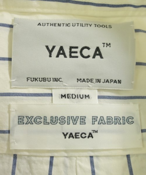 YAECA（ヤエカ）カジュアルシャツ 白 サイズ:M メンズ/2200725405168