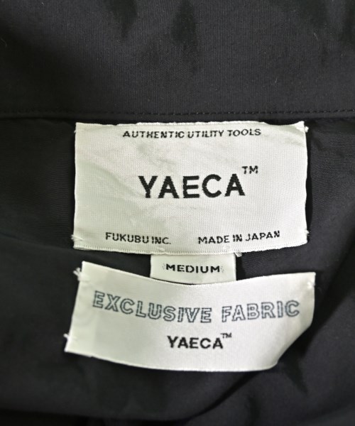 YAECA（ヤエカ）カジュアルシャツ 黒 サイズ:M メンズ/2200735799011