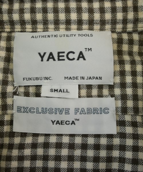 YAECA（ヤエカ）カジュアルシャツ 茶 サイズ:S メンズ/2200717763375