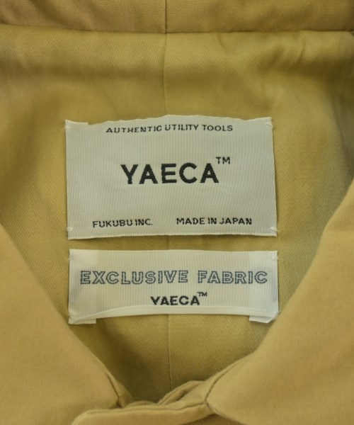 YAECA（ヤエカ）ステンカラーコート ベージュ サイズ:M メンズ/2200728011021