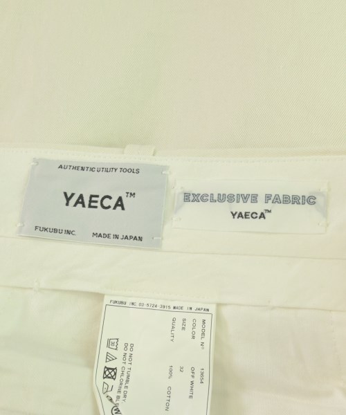 YAECA（ヤエカ）チノパン 白 サイズ:32(L位) メンズ/2200723921110
