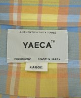 YAECA（ヤエカ）カジュアルシャツ 青 サイズ:L メンズ/2200728686083