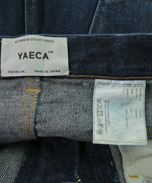 YAECA（ヤエカ）デニムパンツ 紺 サイズ:30(M位) メンズ/2200682722117