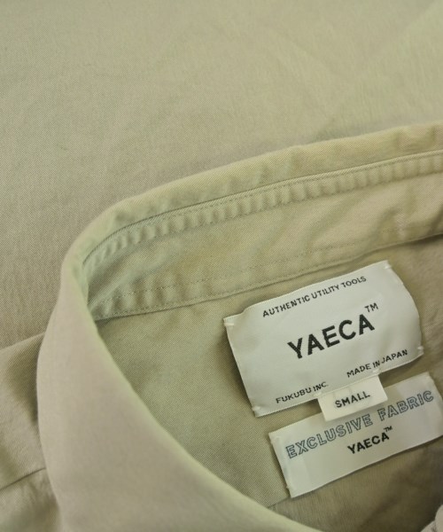 YAECA（ヤエカ）カジュアルシャツ ベージュ サイズ:S メンズ/2200682961158