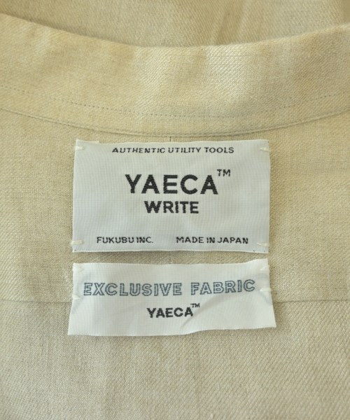 YAECA（ヤエカ）カジュアルシャツ ベージュ サイズ:S メンズ/2200683955026