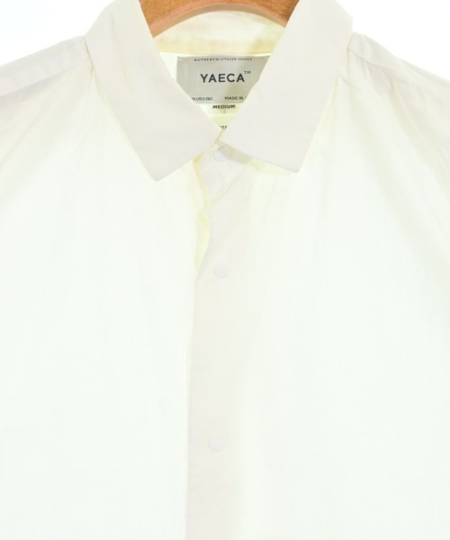 YAECA（ヤエカ）カジュアルシャツ 白 サイズ:M メンズ/2200681772083