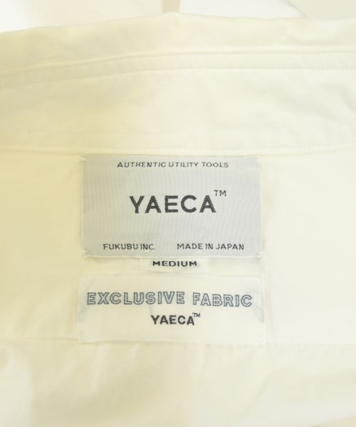 YAECA（ヤエカ）カジュアルシャツ 白 サイズ:M メンズ/2200681792135