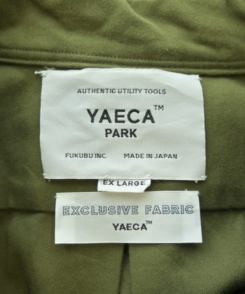 YAECA（ヤエカ）カジュアルシャツ カーキ サイズ:XL メンズ/2200680658098