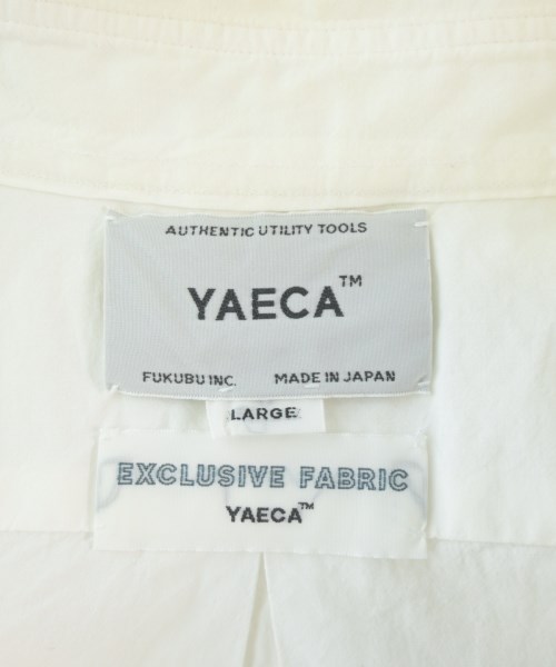 YAECA（ヤエカ）カジュアルシャツ 白 サイズ:L メンズ/2200686392026