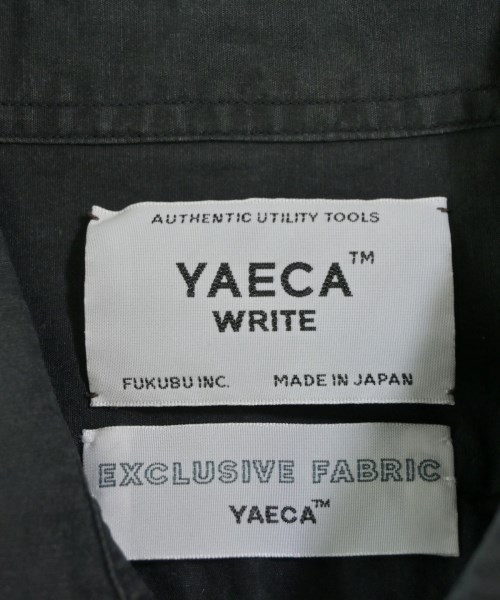 YAECA（ヤエカ）カジュアルシャツ 黒 サイズ:L メンズ/2200693189015