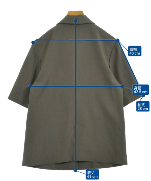 PROPORTION BODY DRESSING（プロポーションボディードレッシング）ジャケット グレー サイズ:S レディース/2200622385037