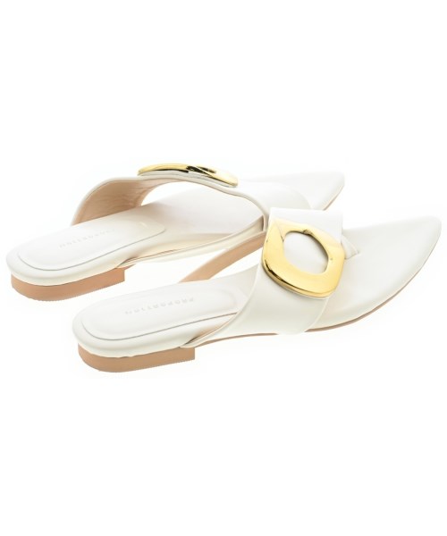 PROPORTION BODY DRESSING（プロポーションボディードレッシング）サンダル 白 サイズ:23cm レディース/2200624888093