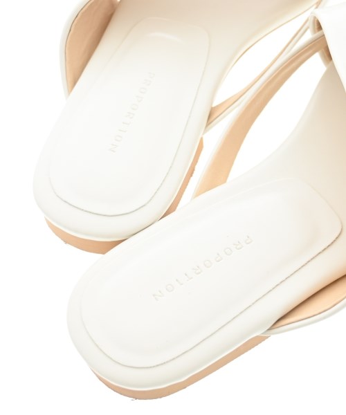 PROPORTION BODY DRESSING（プロポーションボディードレッシング）サンダル 白 サイズ:23cm レディース/2200624888093