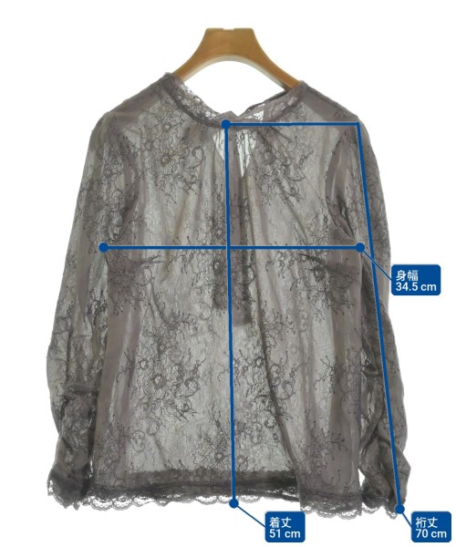 PROPORTION BODY DRESSING（プロポーションボディードレッシング）ブラウス 紫 サイズ:S レディース/2200618010219