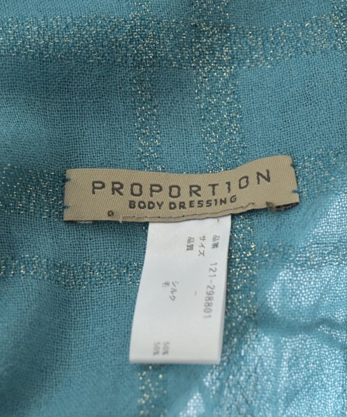 PROPORTION BODY DRESSING（プロポーションボディードレッシング）ストール 青 サイズ:- レディース/2200628476074