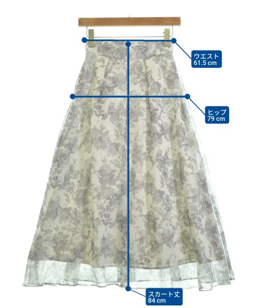 PROPORTION BODY DRESSING（プロポーションボディードレッシング）ロング・マキシ丈スカート グレー サイズ:S レディース/2200631871170