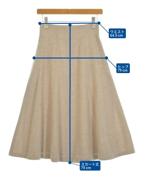 PROPORTION BODY DRESSING（プロポーションボディードレッシング）ロング・マキシ丈スカート ベージュ サイズ:M レディース/2200642739049