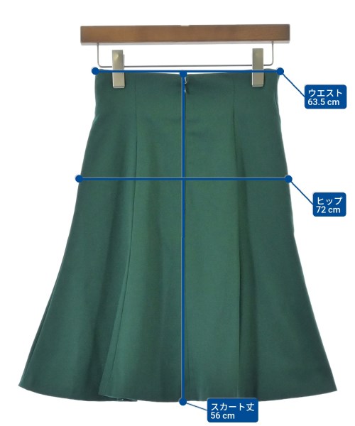 PROPORTION BODY DRESSING（プロポーションボディードレッシング）ひざ丈スカート 緑 サイズ:XS レディース/2200642739551