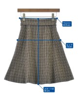 PROPORTION BODY DRESSING（プロポーションボディードレッシング）ひざ丈スカート 茶 サイズ:XS レディース/2200642739575