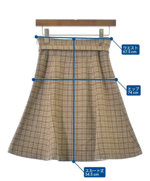 PROPORTION BODY DRESSING（プロポーションボディードレッシング）ひざ丈スカート ベージュ サイズ:S レディース/2200642739612