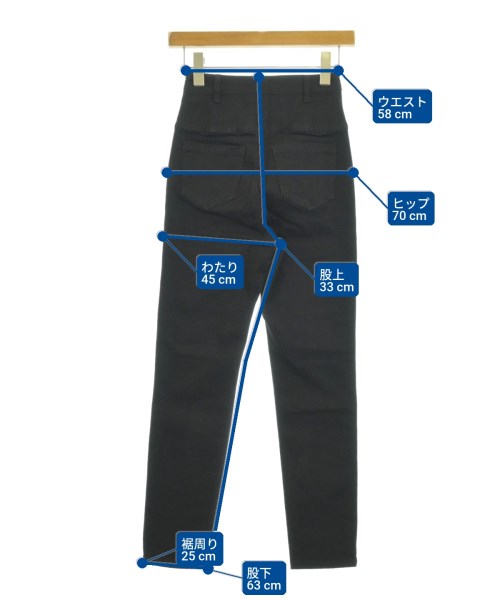 PROPORTION BODY DRESSING（プロポーションボディードレッシング）デニムパンツ 黒 サイズ:XS レディース/2200642740199