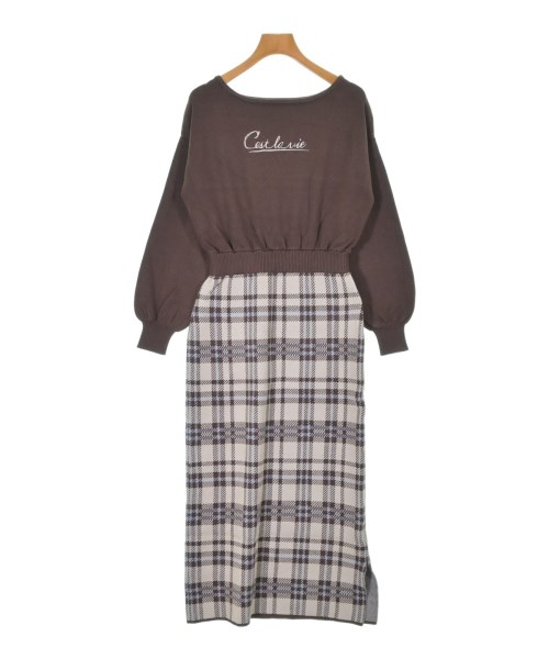 PROPORTION BODY DRESSING(プロポーションボディードレッシング)ワンピース 茶 サイズ:S/2200642741738