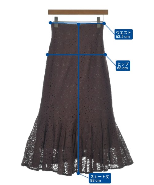 PROPORTION BODY DRESSING（プロポーションボディードレッシング）ロング・マキシ丈スカート 赤 サイズ:S レディース/2200642742414