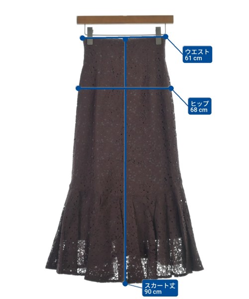 PROPORTION BODY DRESSING（プロポーションボディードレッシング）ロング・マキシ丈スカート 赤 サイズ:S レディース/2200642742421