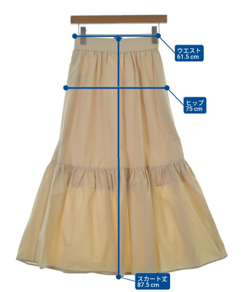 PROPORTION BODY DRESSING（プロポーションボディードレッシング）ロング・マキシ丈スカート ベージュ サイズ:S レディース/2200642742612