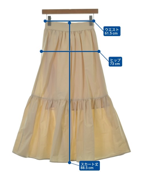 PROPORTION BODY DRESSING（プロポーションボディードレッシング）ロング・マキシ丈スカート ベージュ サイズ:S レディース/2200642742629