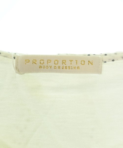 PROPORTION BODY DRESSING（プロポーションボディードレッシング）Tシャツ・カットソー 白 サイズ:F レディース/2200642746467