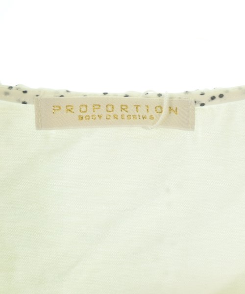 PROPORTION BODY DRESSING（プロポーションボディードレッシング）Tシャツ・カットソー 白 サイズ:F レディース/2200642746474