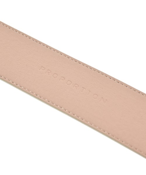 PROPORTION BODY DRESSING（プロポーションボディードレッシング）ベルト ベージュ サイズ:- レディース/2200642748096