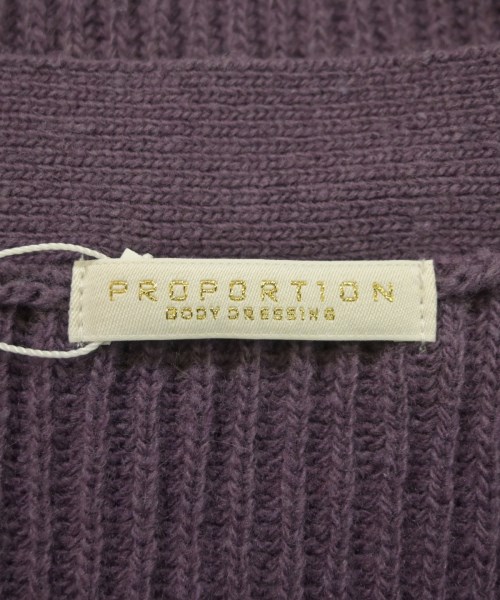 PROPORTION BODY DRESSING（プロポーションボディードレッシング）カーディガン 紫 サイズ:F レディース/2200642749314