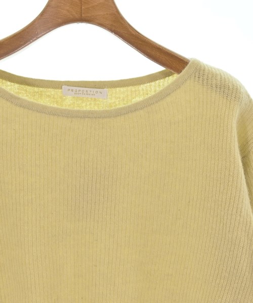 PROPORTION BODY DRESSING（プロポーションボディードレッシング）ニット・セーター 黄 サイズ:FR レディース/2200642749369
