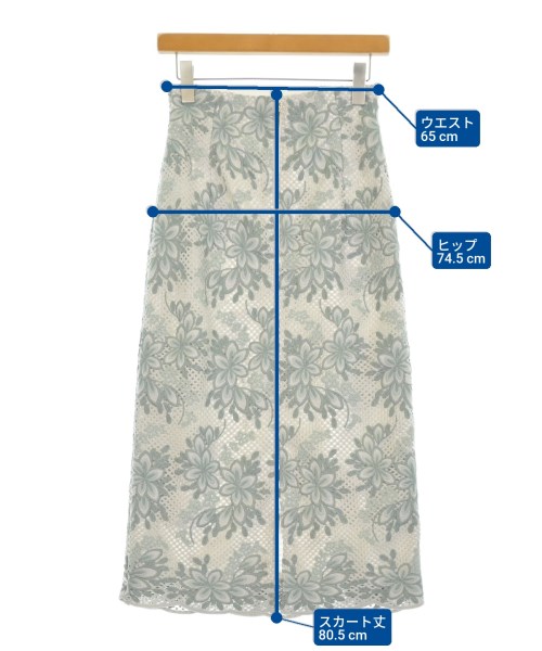 PROPORTION BODY DRESSING（プロポーションボディードレッシング）ロング・マキシ丈スカート 緑 サイズ:M レディース/2200642750334