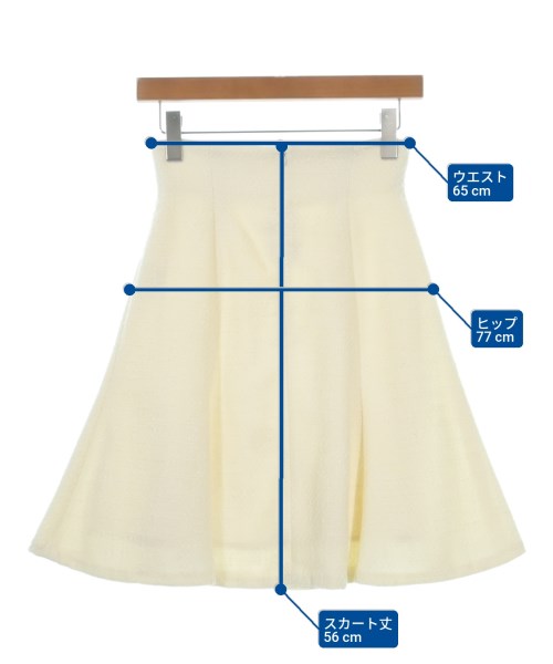 PROPORTION BODY DRESSING（プロポーションボディードレッシング）ミニスカート 白 サイズ:XS レディース/2200642750488