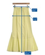 PROPORTION BODY DRESSING（プロポーションボディードレッシング）ロング・マキシ丈スカート 黄 サイズ:S レディース/2200642750785