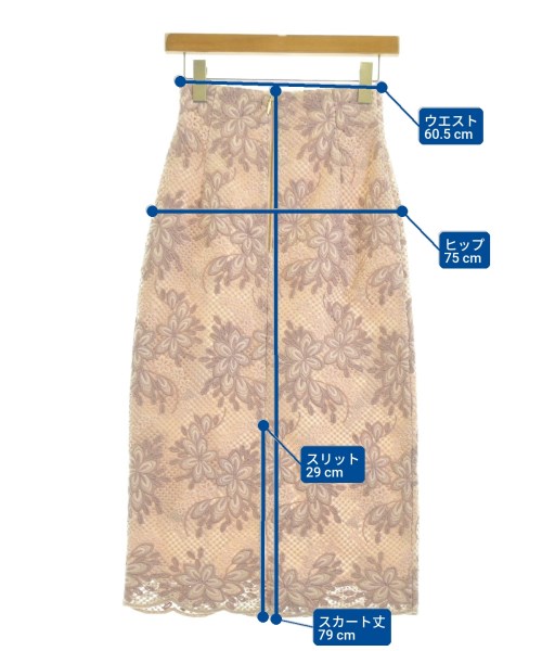 PROPORTION BODY DRESSING（プロポーションボディードレッシング）ロング・マキシ丈スカート ピンク サイズ:S レディース/2200642750952