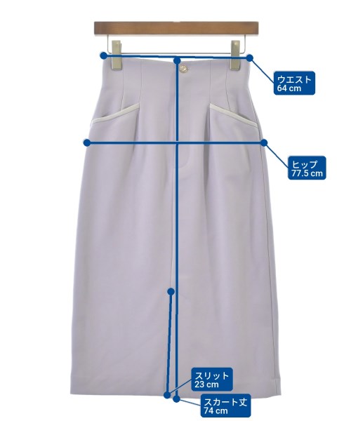 PROPORTION BODY DRESSING（プロポーションボディードレッシング）ロング・マキシ丈スカート 紫 サイズ:PS レディース/2200642751133