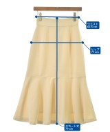 PROPORTION BODY DRESSING（プロポーションボディードレッシング）ロング・マキシ丈スカート 黄 サイズ:PS レディース/2200642751201