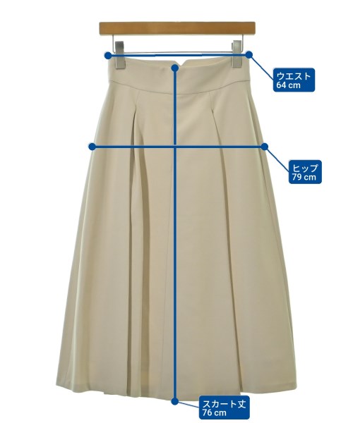 PROPORTION BODY DRESSING（プロポーションボディードレッシング）ロング・マキシ丈スカート ベージュ サイズ:M レディース/2200642751225