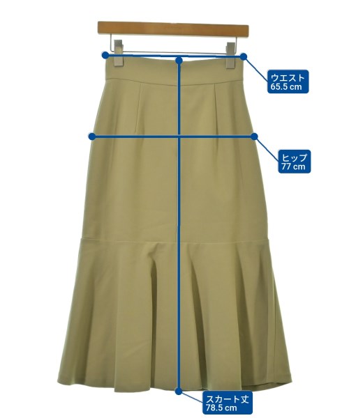 PROPORTION BODY DRESSING（プロポーションボディードレッシング）ロング・マキシ丈スカート カーキ サイズ:PS レディース/2200642751270