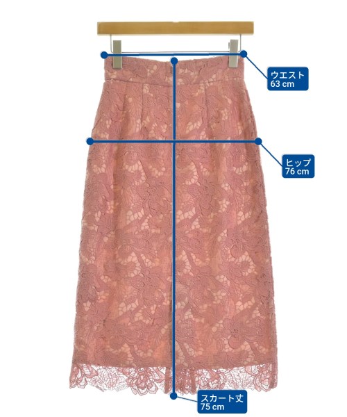 PROPORTION BODY DRESSING（プロポーションボディードレッシング）ロング・マキシ丈スカート ピンク サイズ:S レディース/2200642752833