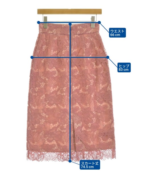 PROPORTION BODY DRESSING（プロポーションボディードレッシング）ロング・マキシ丈スカート ピンク サイズ:M レディース/2200642752857